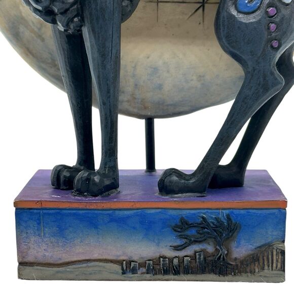 Jim Shore BAD LUCK Black Cat Halloween Figurine 4011059 Enesco Heartwood Creek - Picture 10 of 15